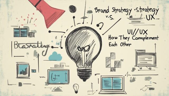 Brand Strategy vs. UI/UX Design: How They Complement Each Other