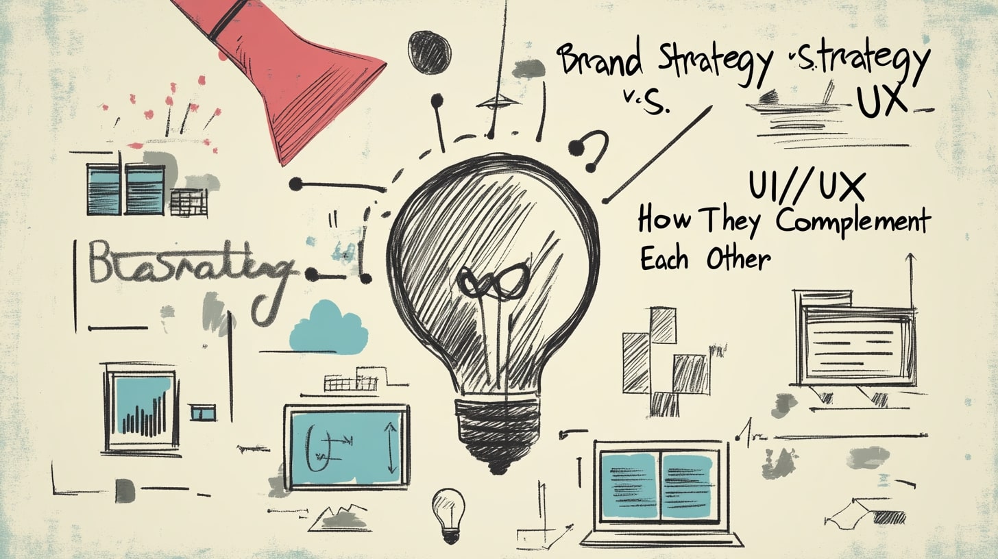 Brand Strategy vs. UI/UX Design: How They Complement Each Other